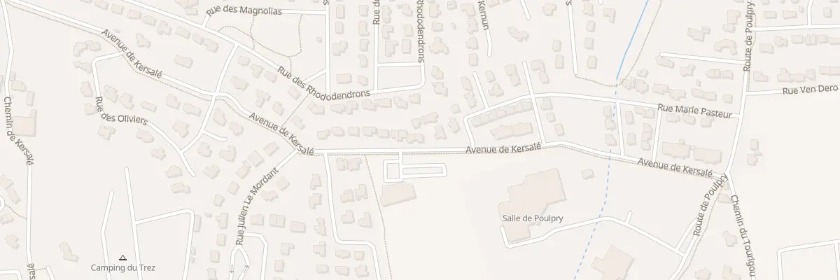 Plan du 49 Av de Kersalé à Bénodet