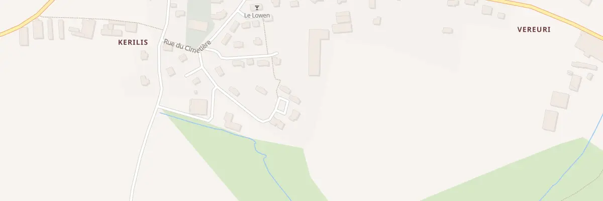 Plan du 6 Valy Gaer à Tréflaouénan