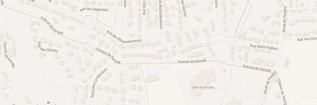 Plan du 51 Av de Kersalé à Bénodet