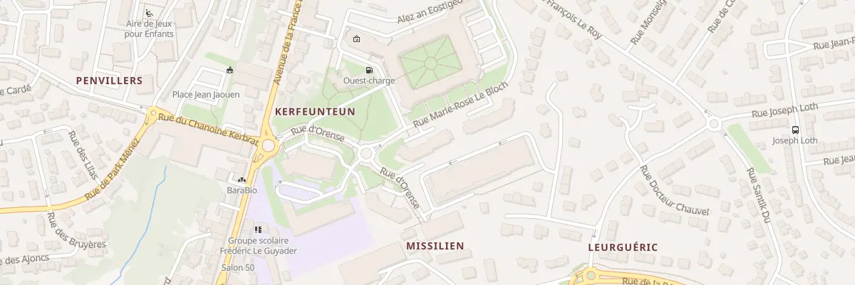 Plan du 5A Rue Marie-Rose le Bloch à Quimper