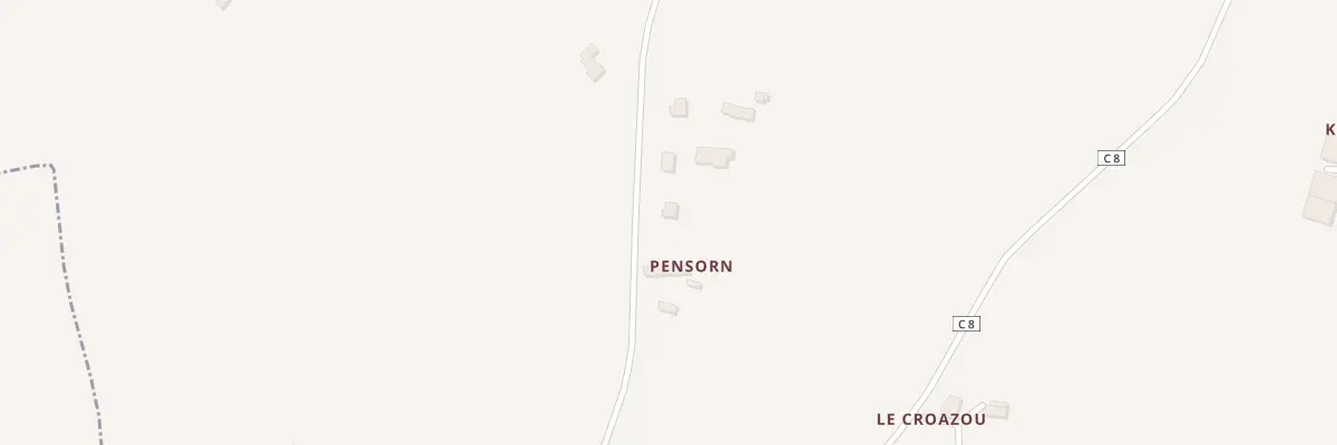 Plan du 5034 Pensorn à Loc-Eguiner