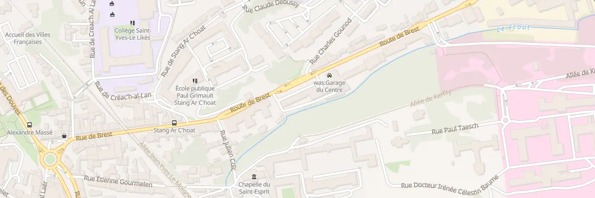 Plan du 4A Rte de Brest à Quimper