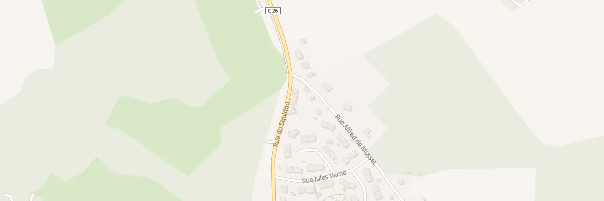 Plan du 128 Rue du Squiriou à Pont-de-Buis-lès-Quimerch