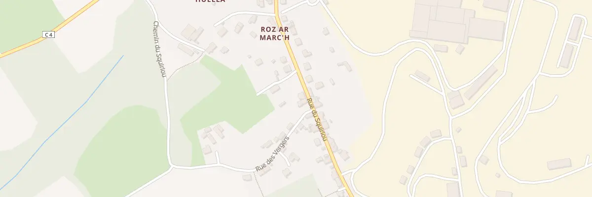 Plan du 77 Rue du Squiriou à Pont-de-Buis-lès-Quimerch