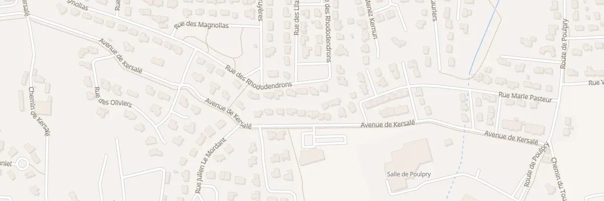 Plan du 22 Rue des Rhododendrons à Bénodet