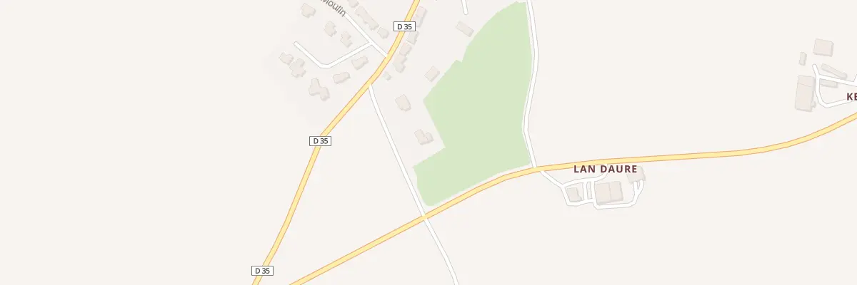 Plan du 27 Rue du Plateau à Loc-Eguiner