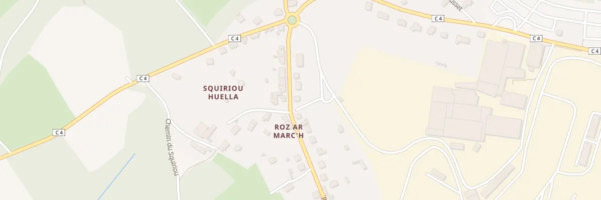 Plan du 96 Rue du Squiriou à Pont-de-Buis-lès-Quimerch