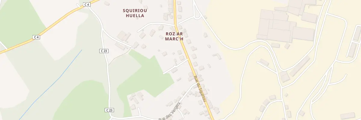 Plan du 81 Rue du Squiriou à Pont-de-Buis-lès-Quimerch