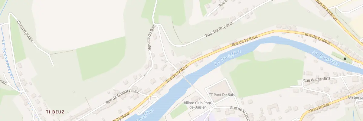 Plan du 54 Rue de Ty Beuz à Pont-de-Buis-lès-Quimerch