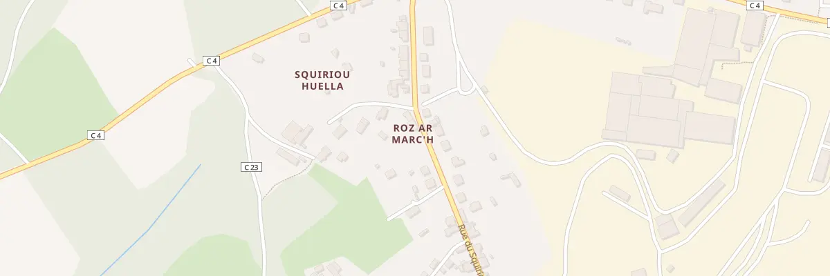 Plan du 83 Rue du Squiriou à Pont-de-Buis-lès-Quimerch