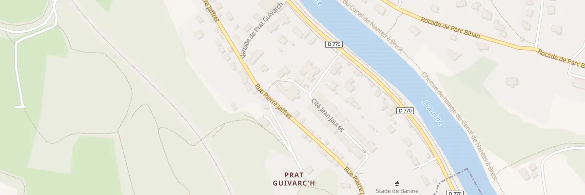 Plan du 5 Res de l’Aulne à Châteaulin