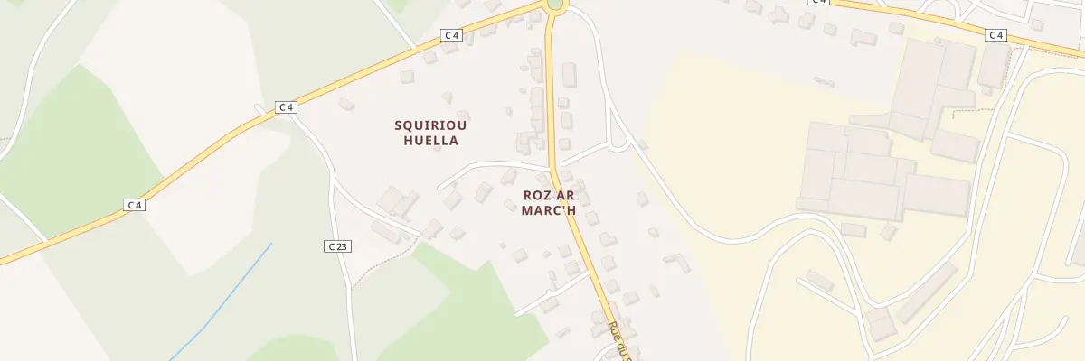 Plan du 85 Rue du Squiriou à Pont-de-Buis-lès-Quimerch