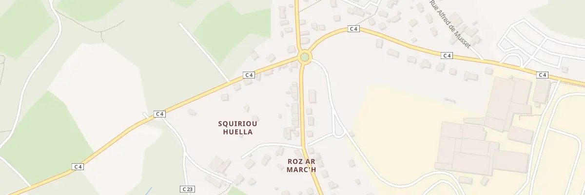 Plan du 99 Rue du Squiriou à Pont-de-Buis-lès-Quimerch