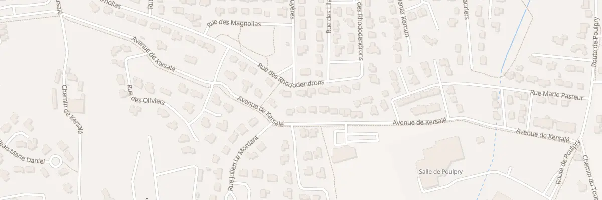 Plan du 16 Rue des Rhododendrons à Bénodet
