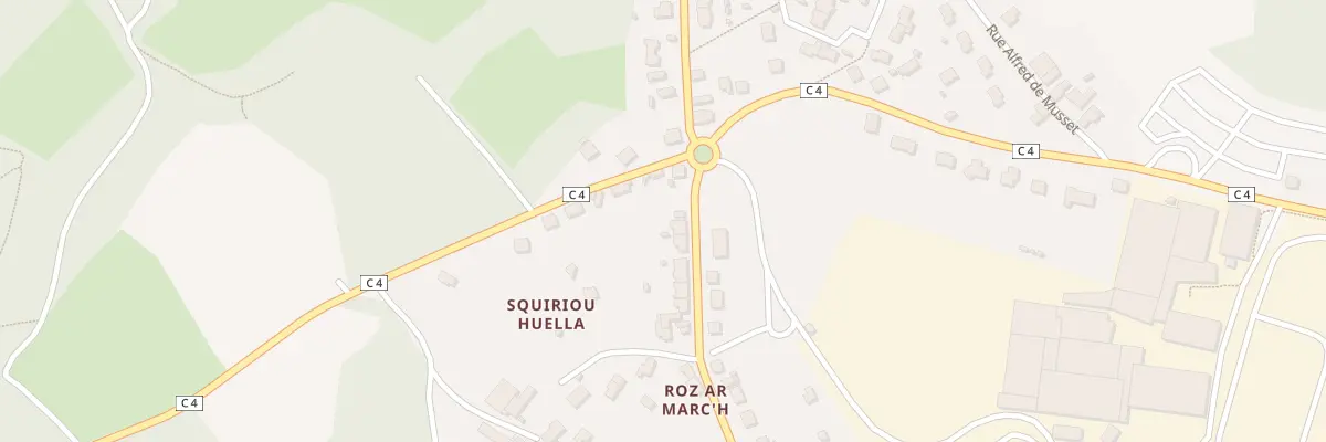 Plan du 101B Rue du Squiriou à Pont-de-Buis-lès-Quimerch