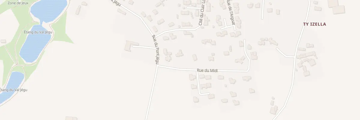 Plan du 1 Rue du Midi à Cléder