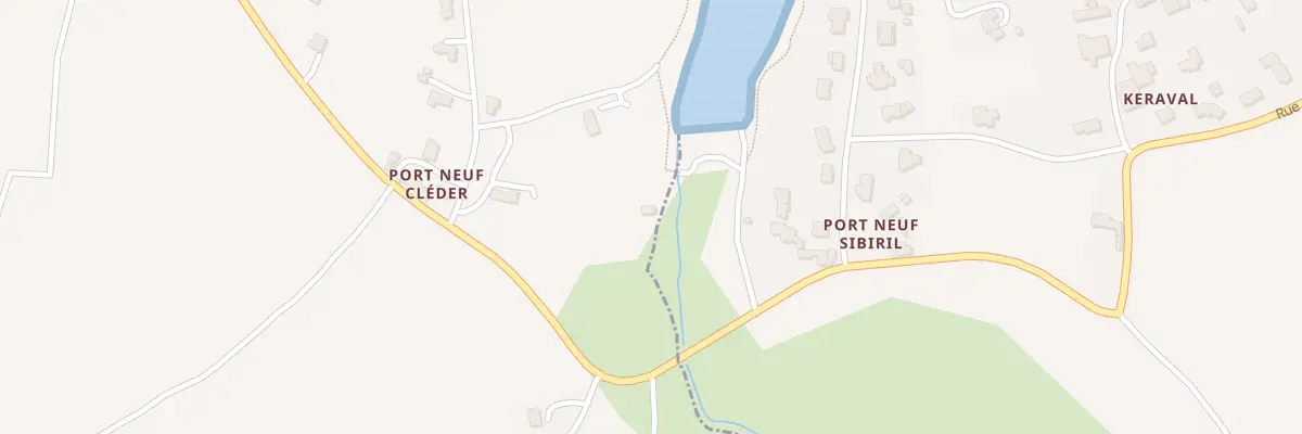 Plan du 5855 Port Neuf à Cléder