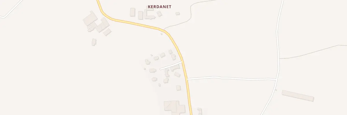 Plan du 2 Village de Kerdanet à Tréflaouénan