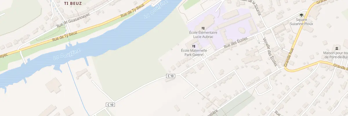Plan du 22 Rue des Ecoles à Pont-de-Buis-lès-Quimerch