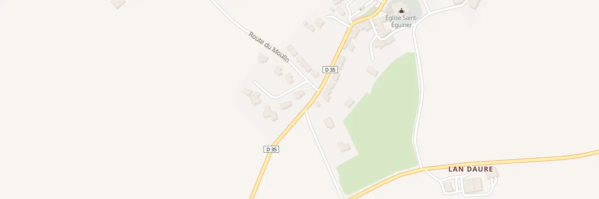 Plan du 8 Lot de La Fontaine à Loc-Eguiner