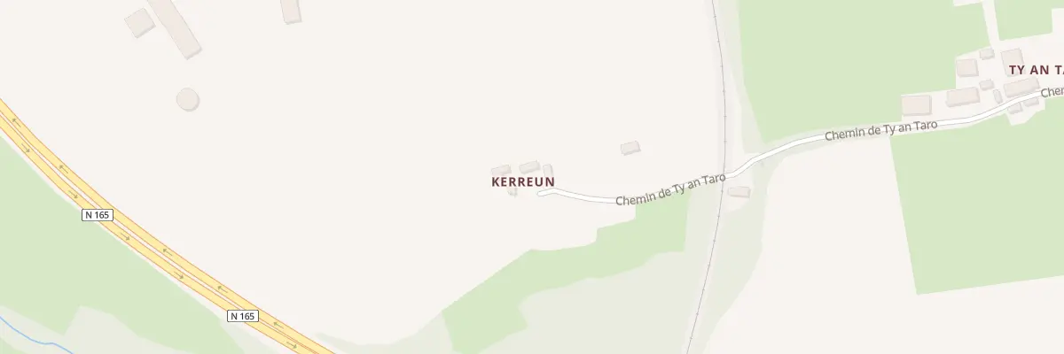 Plan du 182 Kerreun à Saint-Ségal