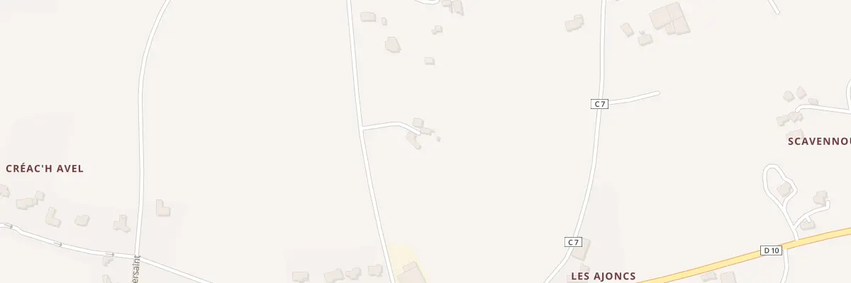 Plan du 5908 Milin Pluvern à Cléder