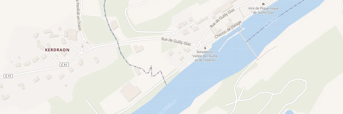Plan du 219 Guily Glas à Port-Launay