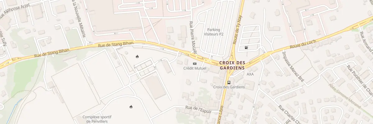 Plan du 21B Rue de Stang Bihan à Quimper