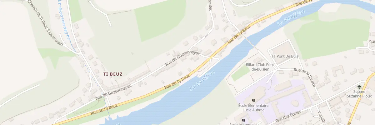 Plan du 67B Rue de Ty Beuz à Pont-de-Buis-lès-Quimerch