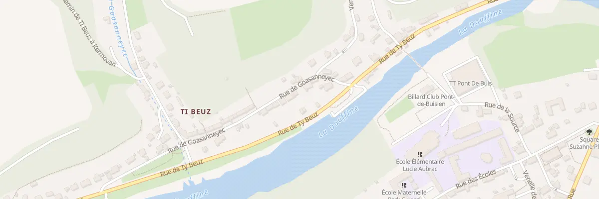 Plan du 69 Rue de Ty Beuz à Pont-de-Buis-lès-Quimerch