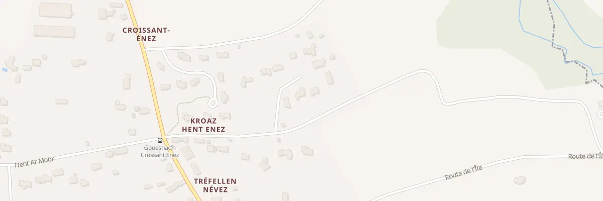 Plan du 21 All des Châtaigniers à Gouesnach