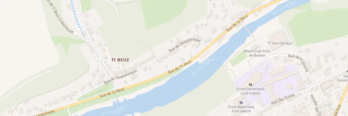 Plan du 73 Rue de Ty Beuz à Pont-de-Buis-lès-Quimerch