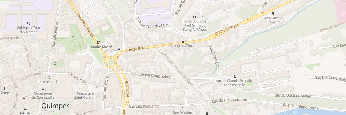 Plan du 19 Rue de Brest à Riec-sur-Bélon