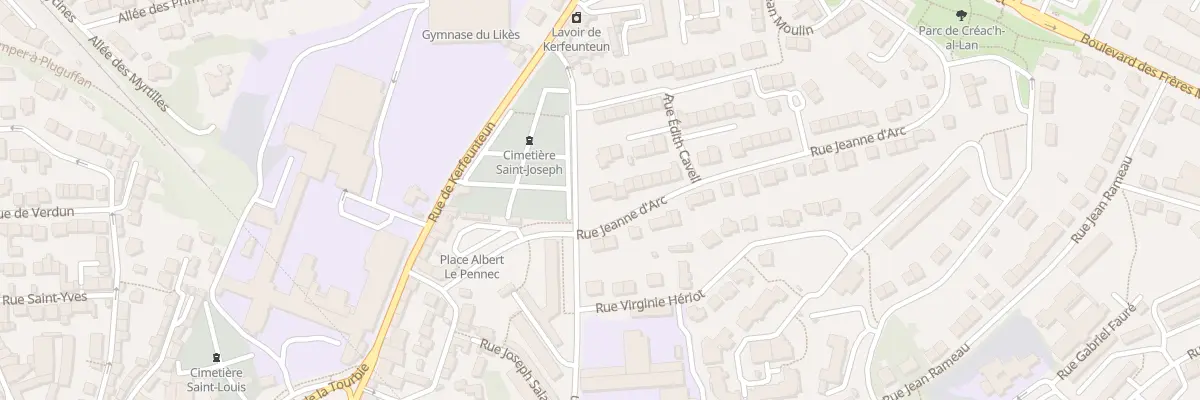 Plan du 9 Rue de Creac’h Al Lan à Quimper