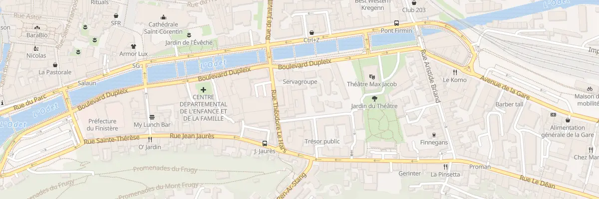 Plan du 4 All Urbain Couchouren à Quimper