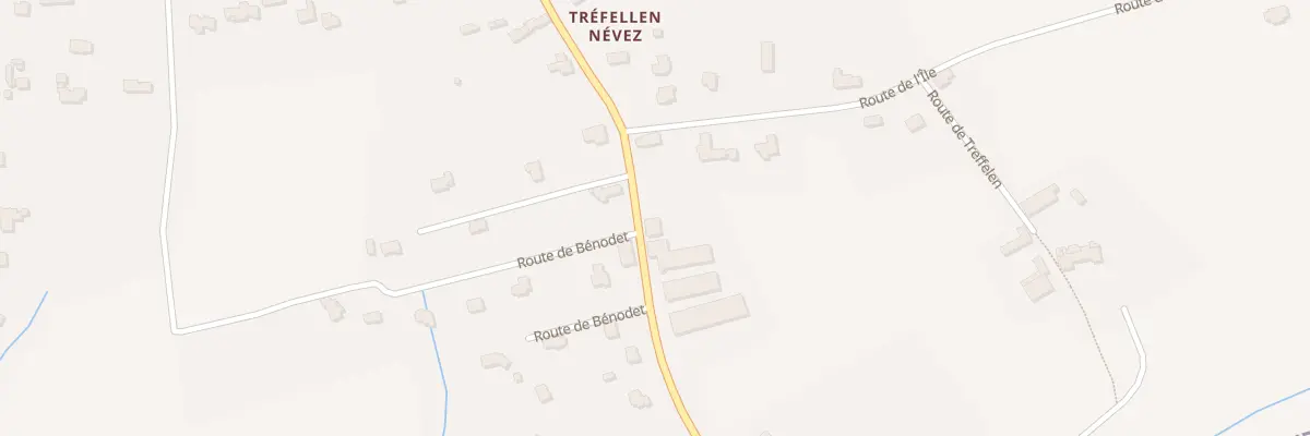 Plan du 193 Rte de Bénodet à Gouesnach