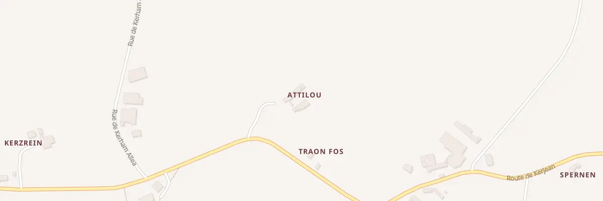 Plan du 107 Che de Natillou à Plouzévédé