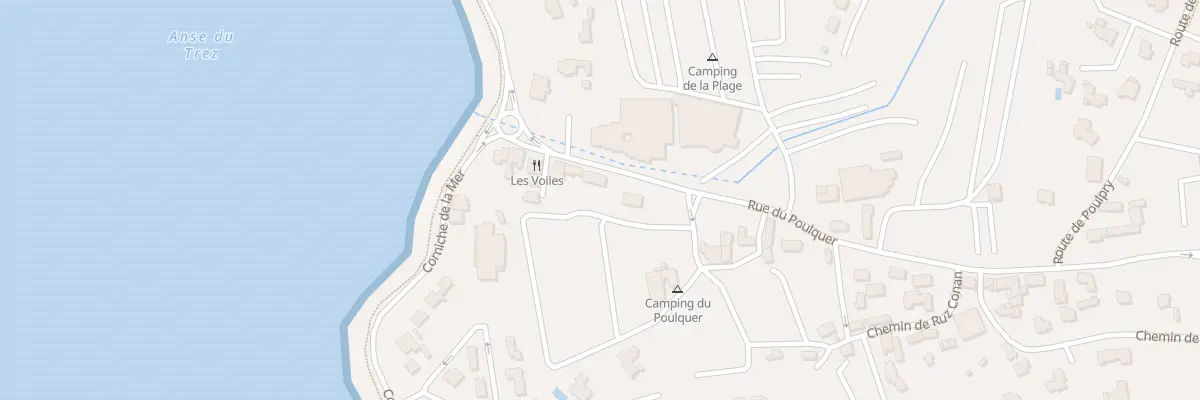 Plan du 29 Rue du Poulquer à Bénodet
