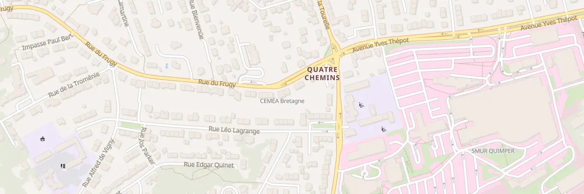 Plan du 94 Rue du Frugy à Quimper