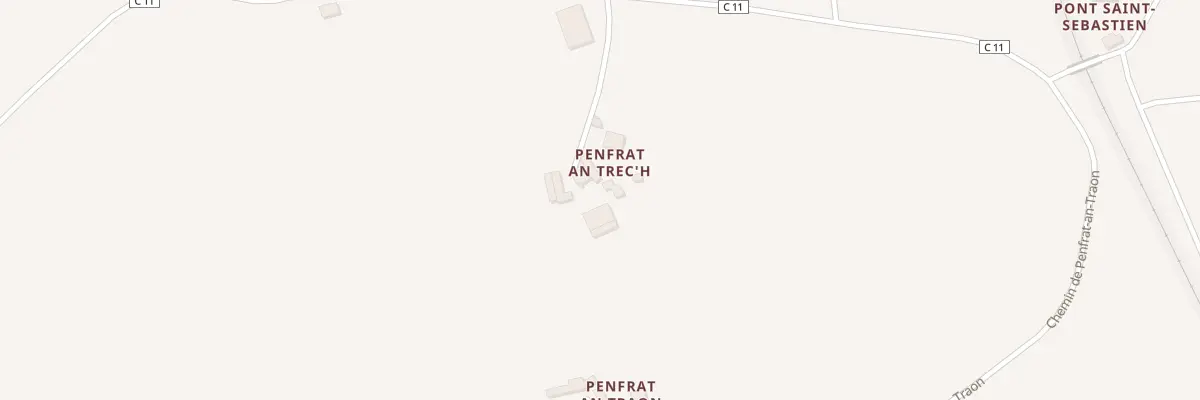 Plan du 192 Penfrat an Trec’h à Saint-Ségal