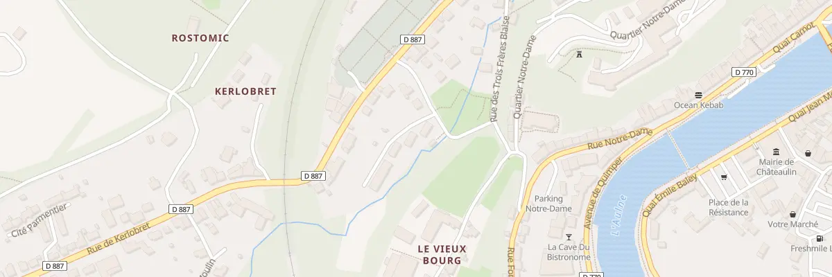 Plan du 5 Rue du Château à Châteaulin