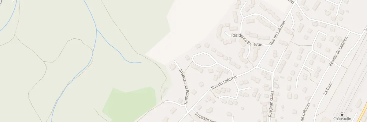Plan du 8 Rue des Bruyères à Châteaulin