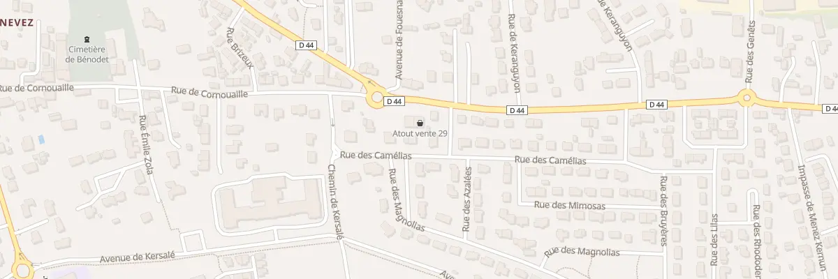Plan du 5 Rue des Camélias à Bénodet