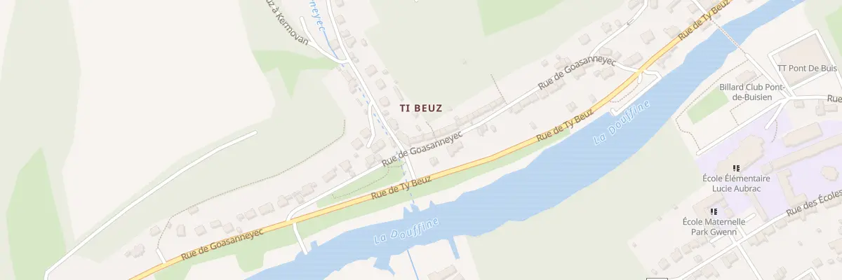 Plan du 28 Rue de Goasanneyec à Pont-de-Buis-lès-Quimerch