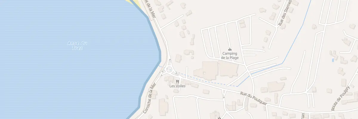 Plan du 41 Cor de la Plage à Bénodet