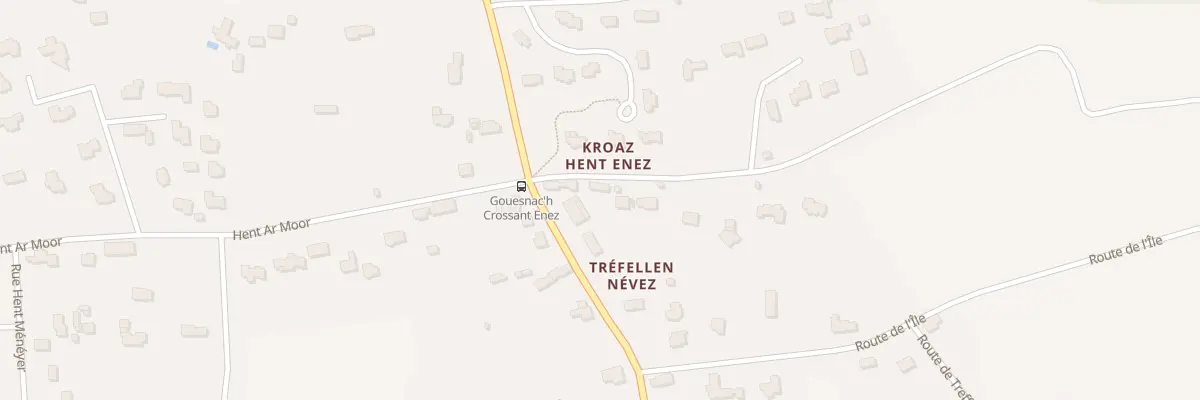 Plan du 2 All des Châtaigniers à Gouesnach