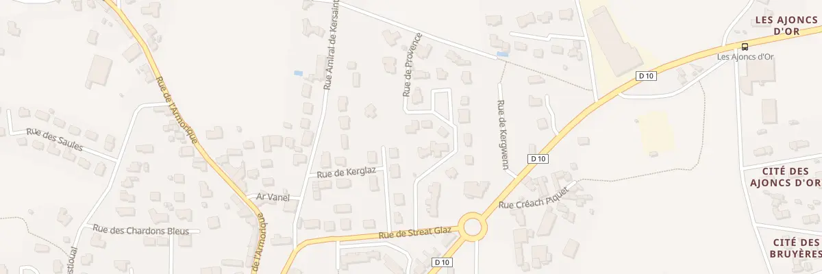 Plan du 10 Rue de Provence à Cléder