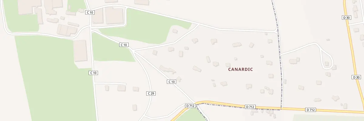 Plan du 108 Ham du Canardic à Bodilis