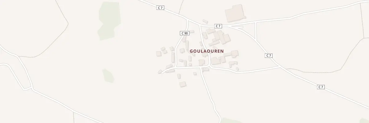 Plan du 143 Goulaouren à Hanvec