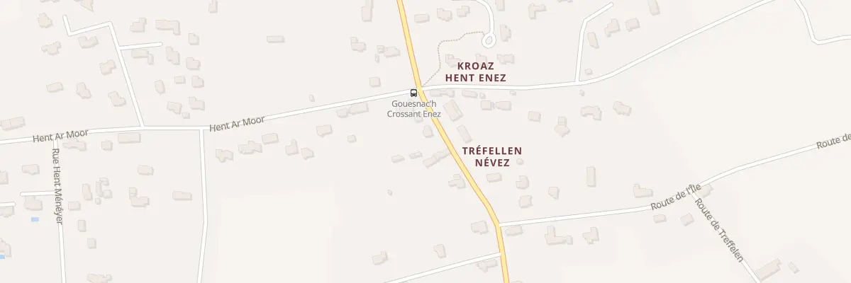Plan du 112 Rte de Bénodet à Gouesnach
